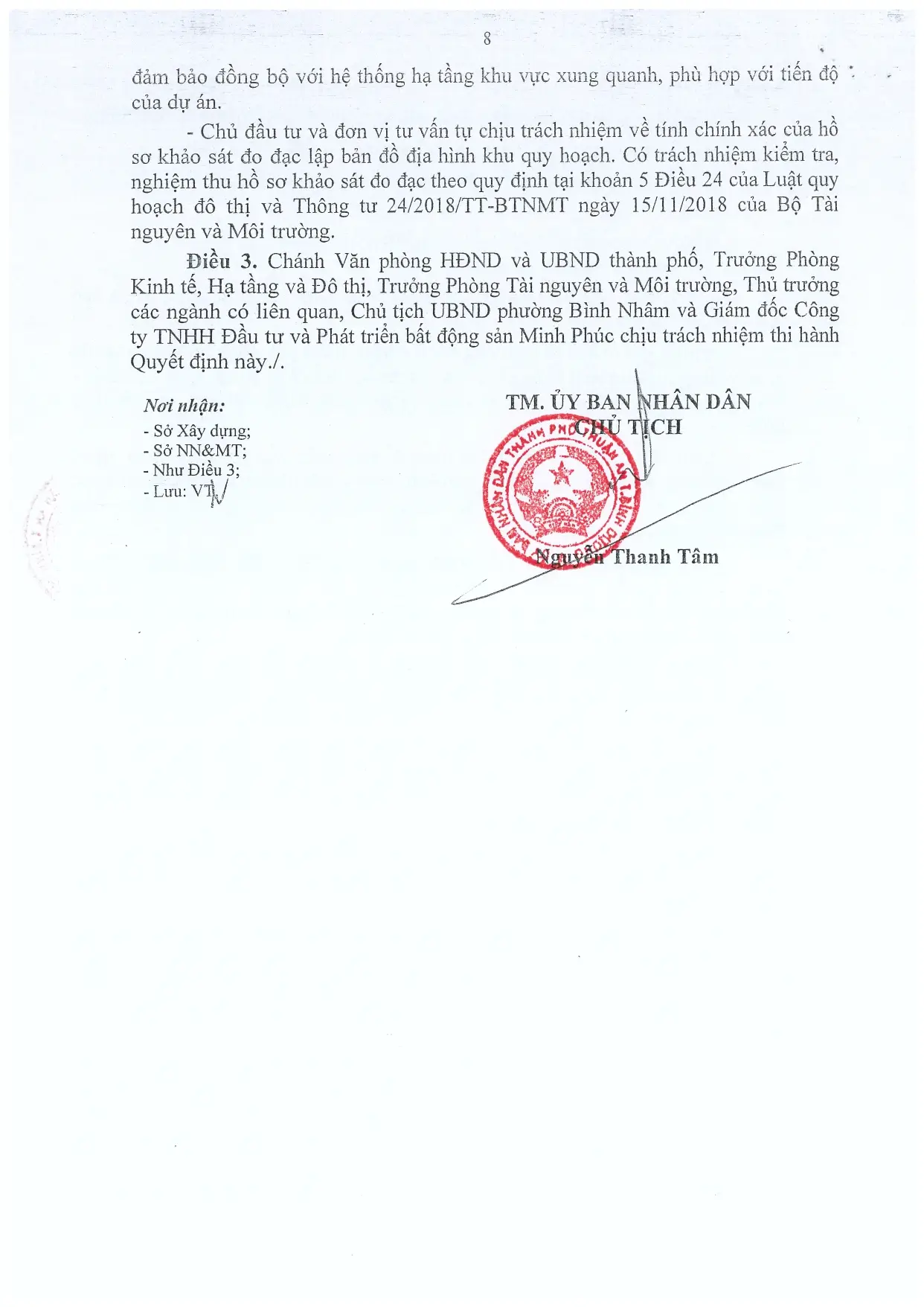 Quyết định phê duyệt quy hoạch 1.500